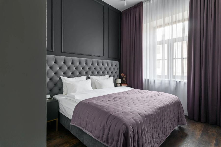 Апартаменты Sergeew Apartments Премиум с кухней в апарт-отеле Аквалина