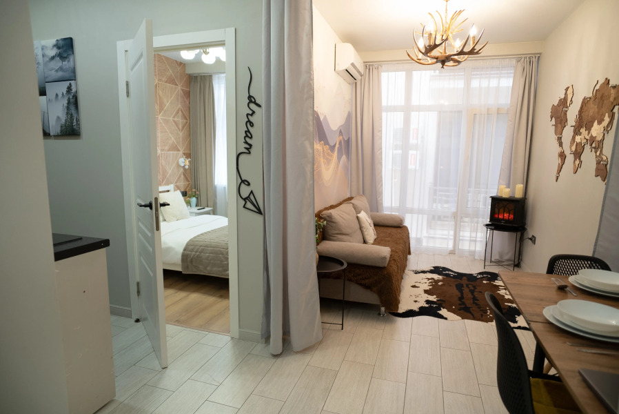 Апартаменты Дизайнерская студия у Казино Sochi