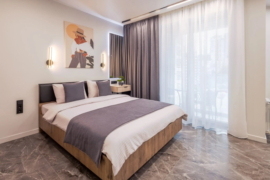 Квартира с бассейном на территории МореСолнцеАпарт