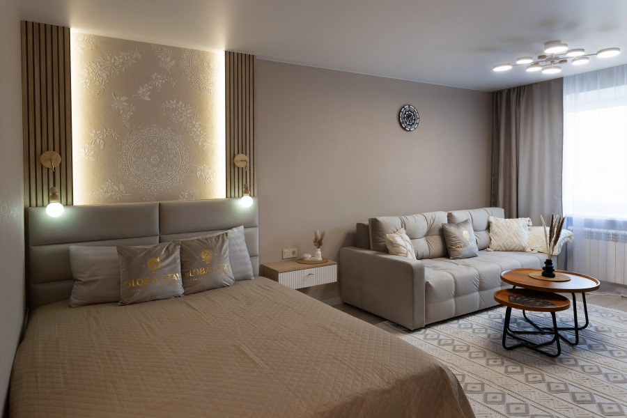 Апартаменты Globalstay Сканди-шик с Сауной и Панорамным Видом в центре Смоленска