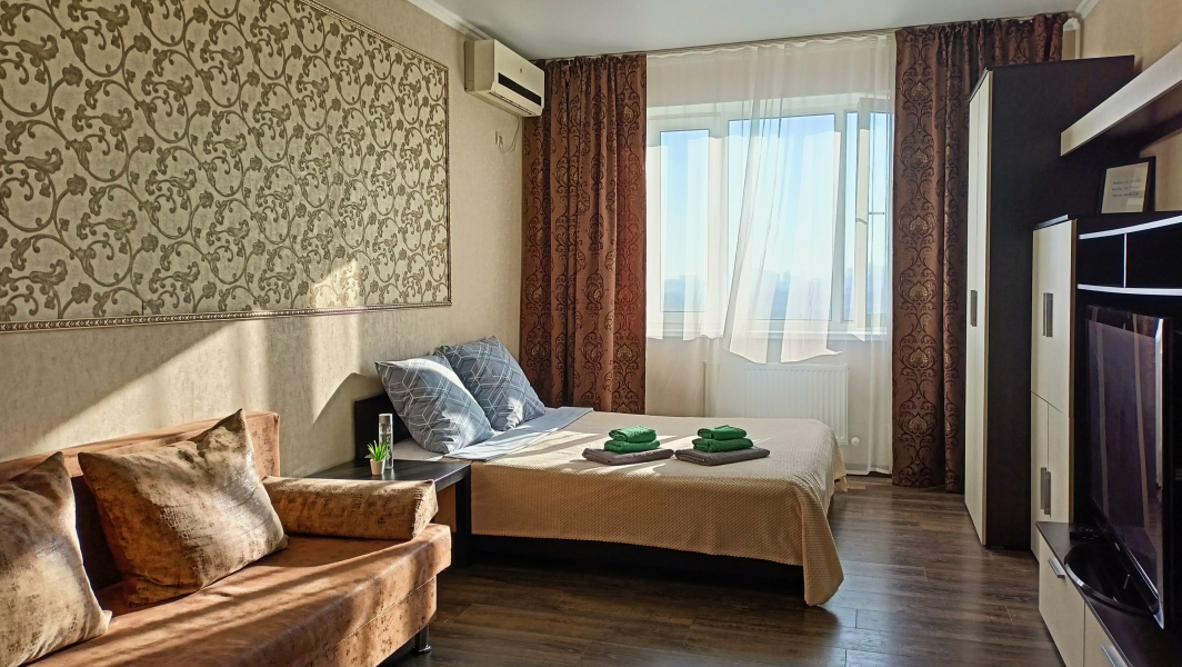 Квартира с видом на Парк Галицкого у стадиона Краснодар