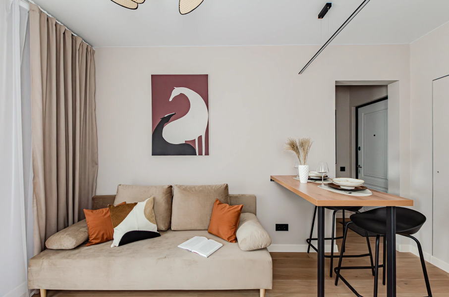 Апартаменты Горки с балконом рядом с метро и ТЦ