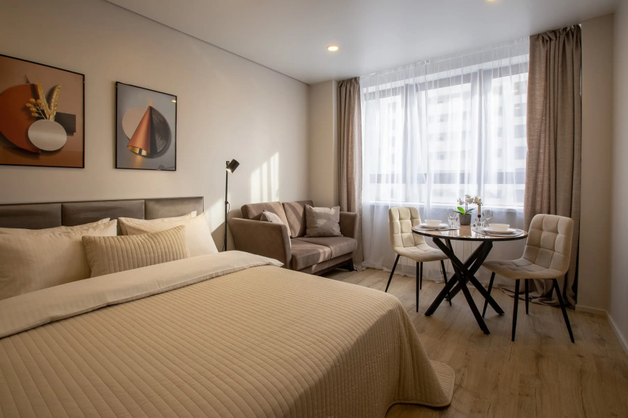 Квартира Studio Nude в ЖК ЯрСити