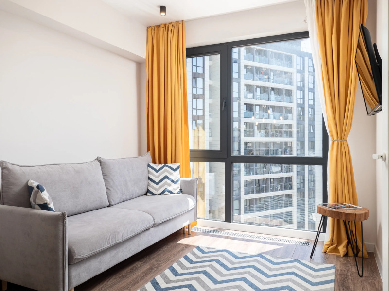 Квартира Дизайнерская со одной спальней