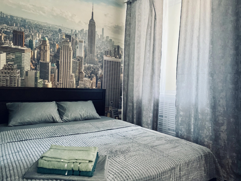 Квартира Стильная Евродвушка для семейного отдыха