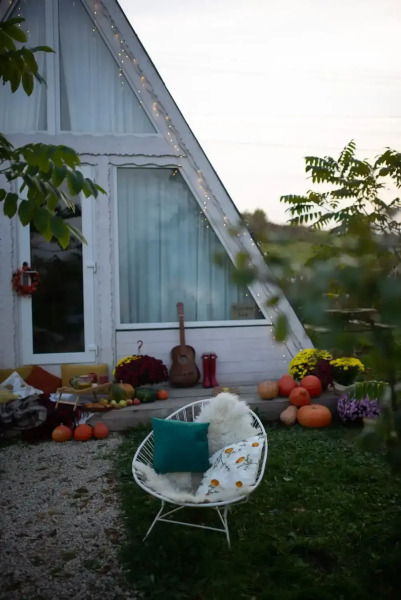 Частный дом Уютный домик A-Frame 4