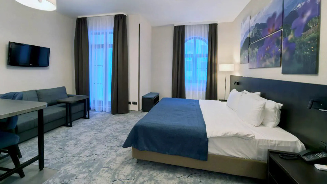 Апартаменты Студия в центре Роза Хутор, жить в горах