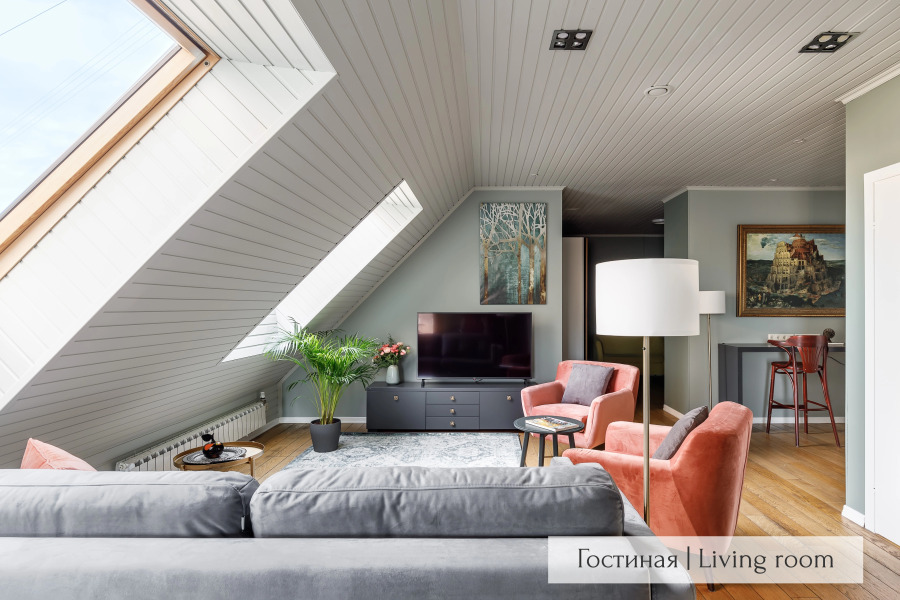 МАНСАРДА 170м² от Minin Apartments