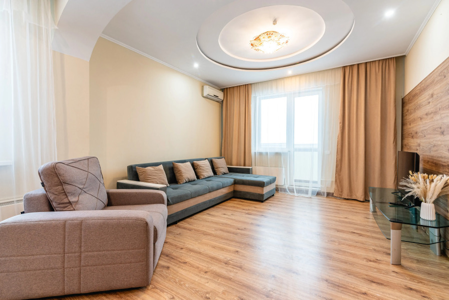 Апартаменты Просторные 3-х комнатные в стиле минимализм