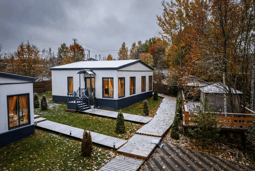 Гостевой дом Комфортный двухсекционный дом с отдельными входами