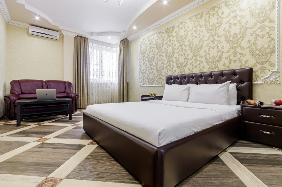 Апартаменты на 19 этаже с Lounge - балконом. Вид, которому позавидуют. Центр Краснодара