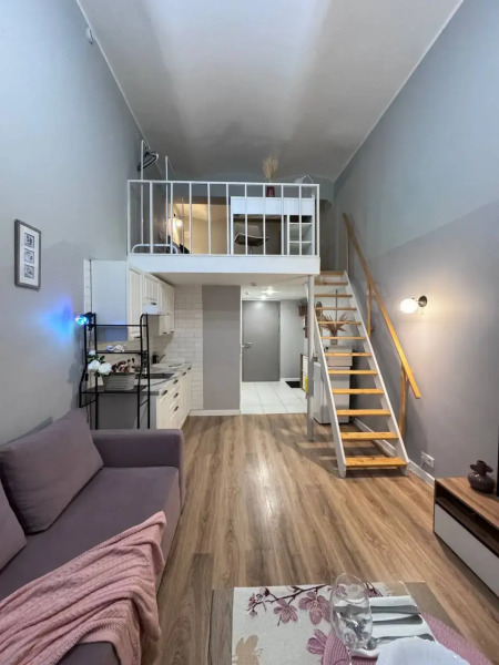 Апартаменты Двухуровневые Purple у Метро Бауманская