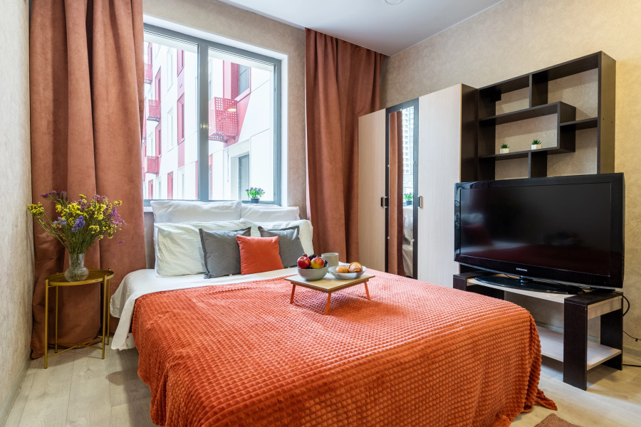 Апартаменты Гости Любят у метро Рассказовка Терракотовая