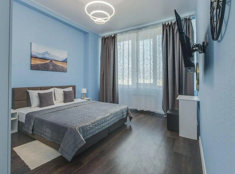 Квартира с Просторной Кухней и Дизайнерским Интерьером в Медведково