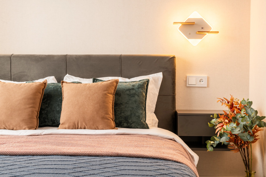 Квартира Евродвушка в природных тонах