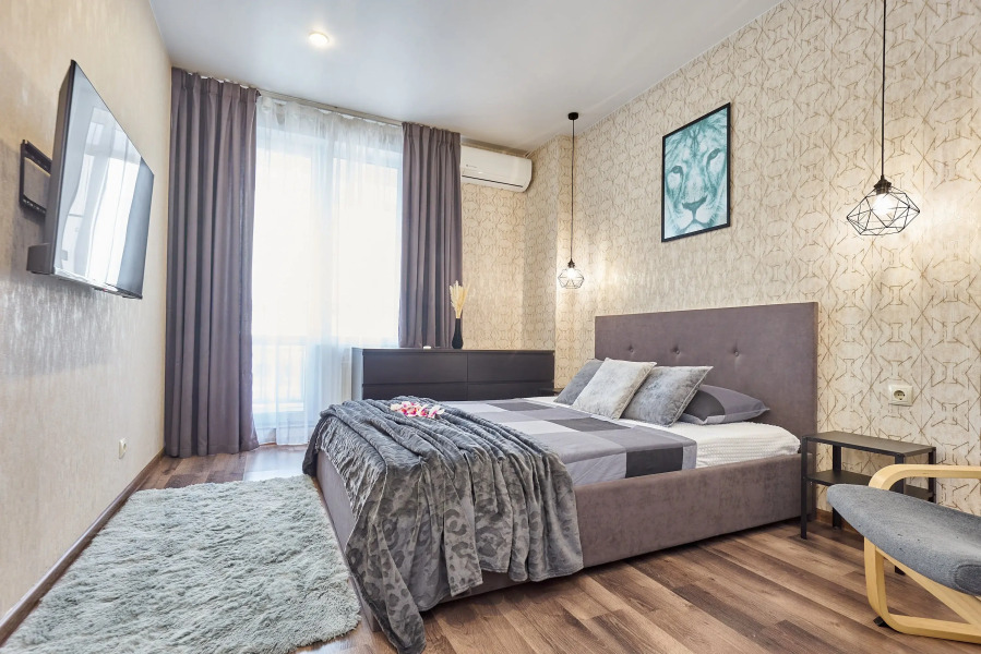 Апартаменты Современная Евродвушка в новом доме на 14 этаже