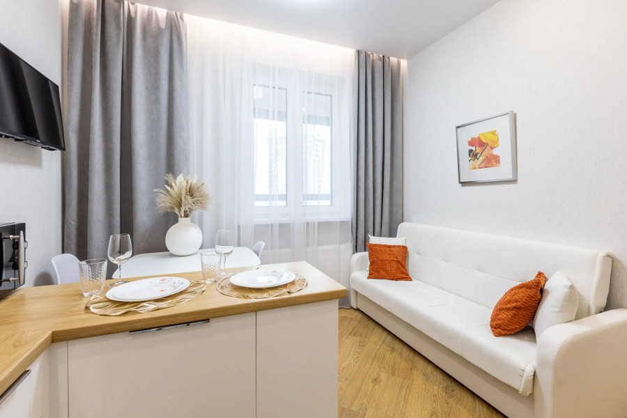 Квартира Дизайнерская Двухкомнатная в Районе Лебяжий