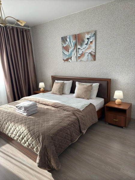 Квартира Стильная уютная евродвушка недалеко от аэропорта на 4 человек