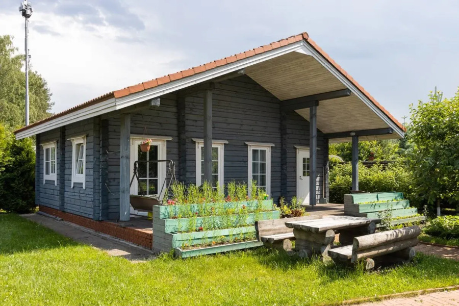 Частный дом загорoдный в финском стиле