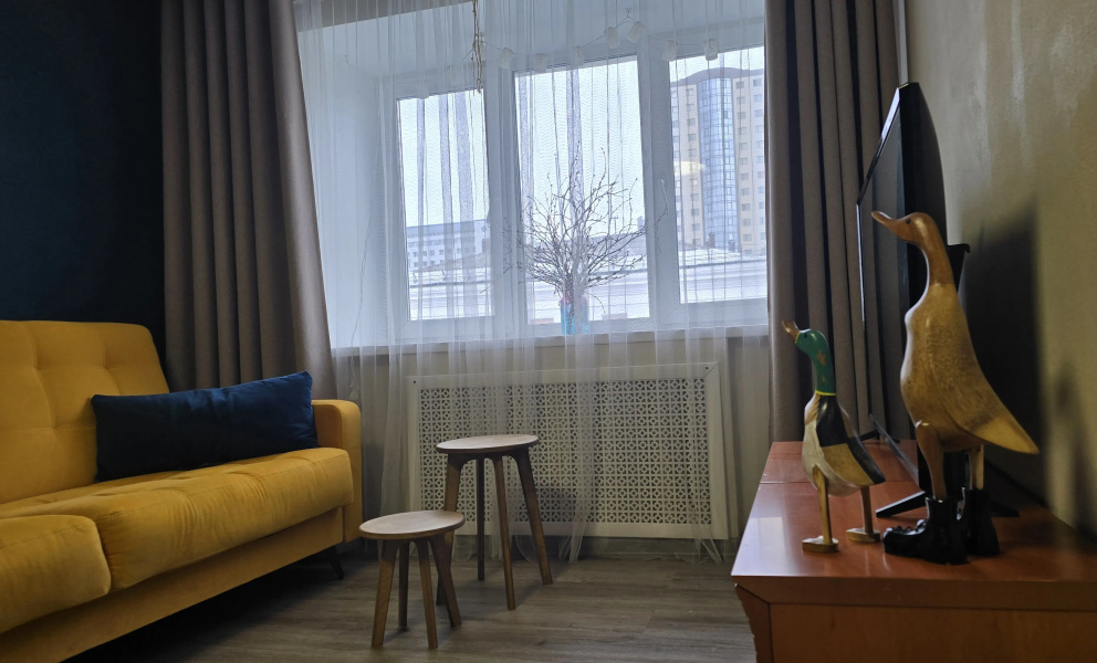 Апартаменты Apartment overlooking the library