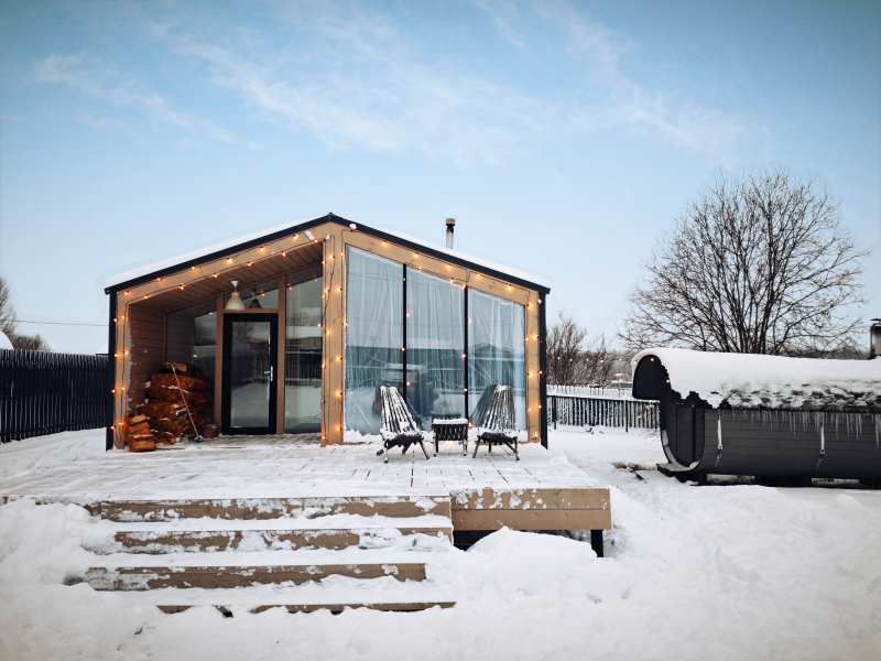 Частный дом семейный с баней