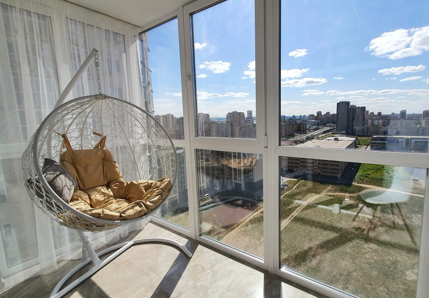 Апартаменты Видовые с парковкой около набережной и аквапарка Ривьера