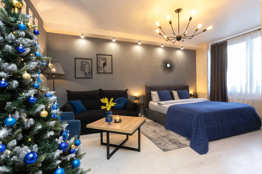 Квартира класса комфоpт плюс с красивым видом из окна в историческом центре города Амалиенау