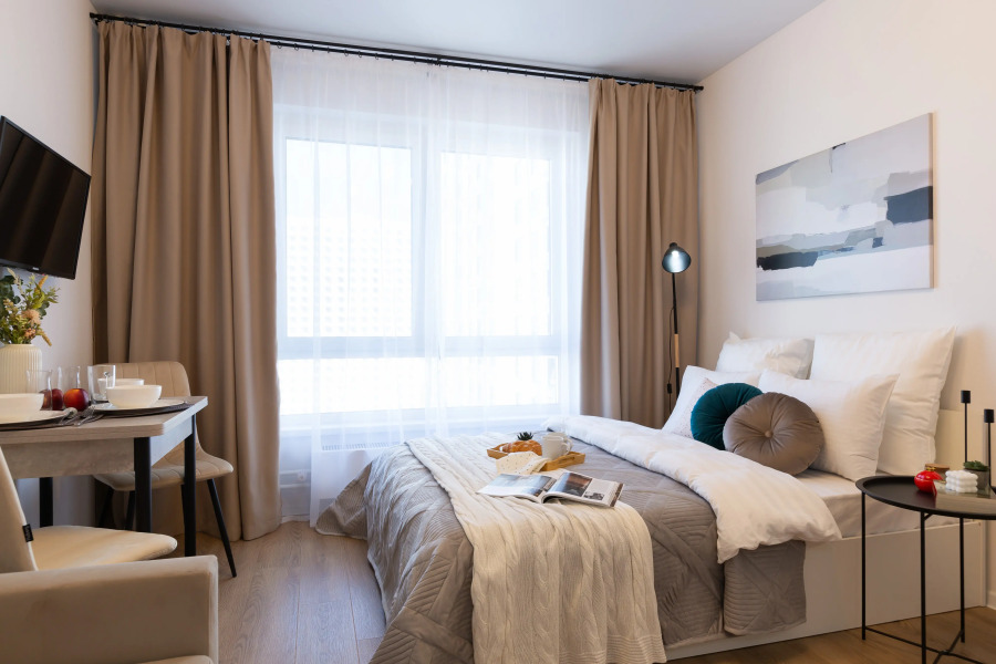 Апартаменты GOSTIO ЖК Дмитровский Парк рядом с метро Яхромская