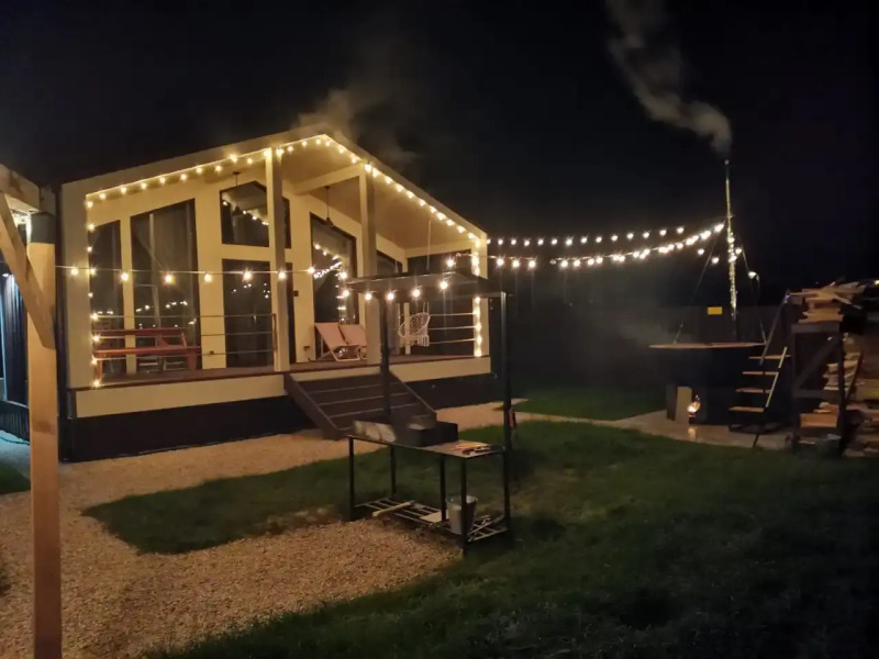 Частный дом современный с чаном