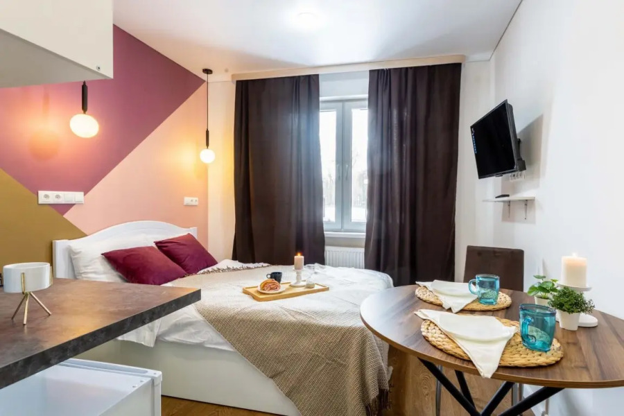 Апартаменты Студия Дизайнерские в ЖК Наши Люди