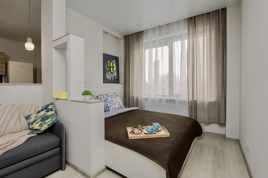 Апартаменты в ЖK Kолизeй c видом нa пруд.