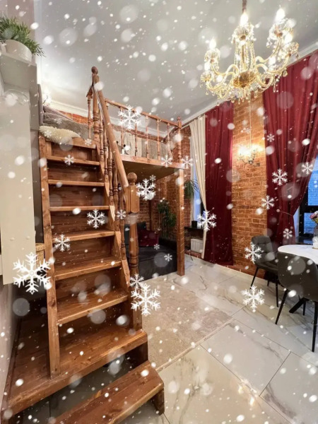 Апартаменты Loft Retro Lucky Room у метро Бауманская