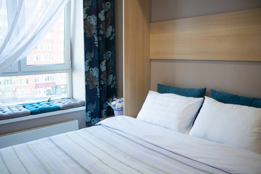 Апартаменты Тихие и Уютные с видом на город