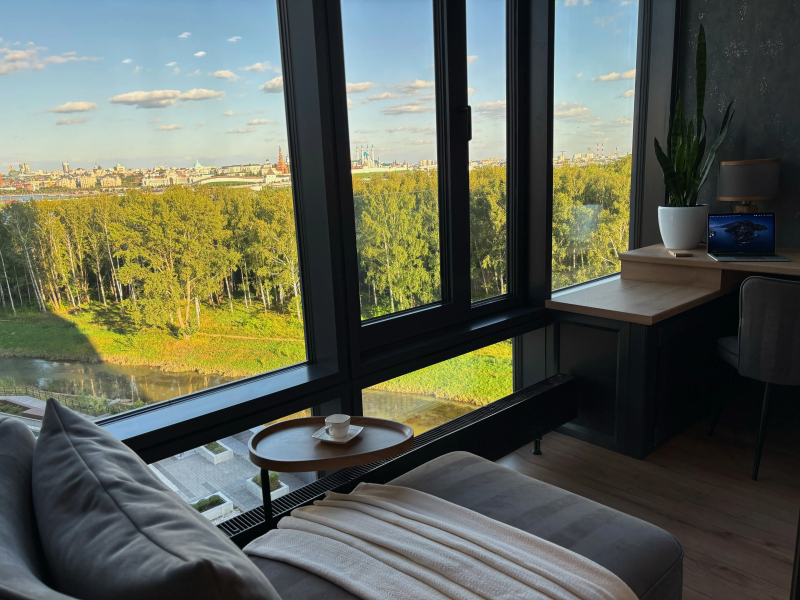 Апартаменты с панорамным видом на кремль